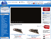 Tablet Screenshot of factorydirecttrains.com